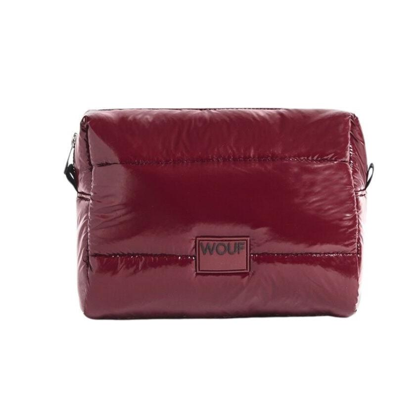 Glossy toilettaske - Burgundy